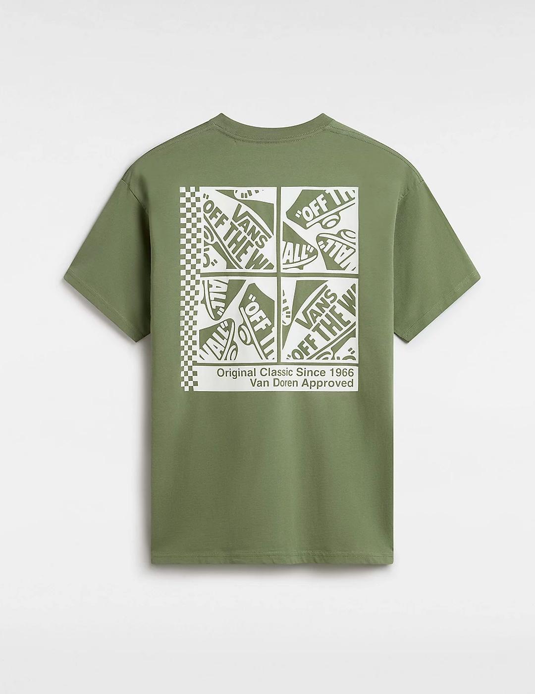 Camiseta Vans 'Tech Box' Verde