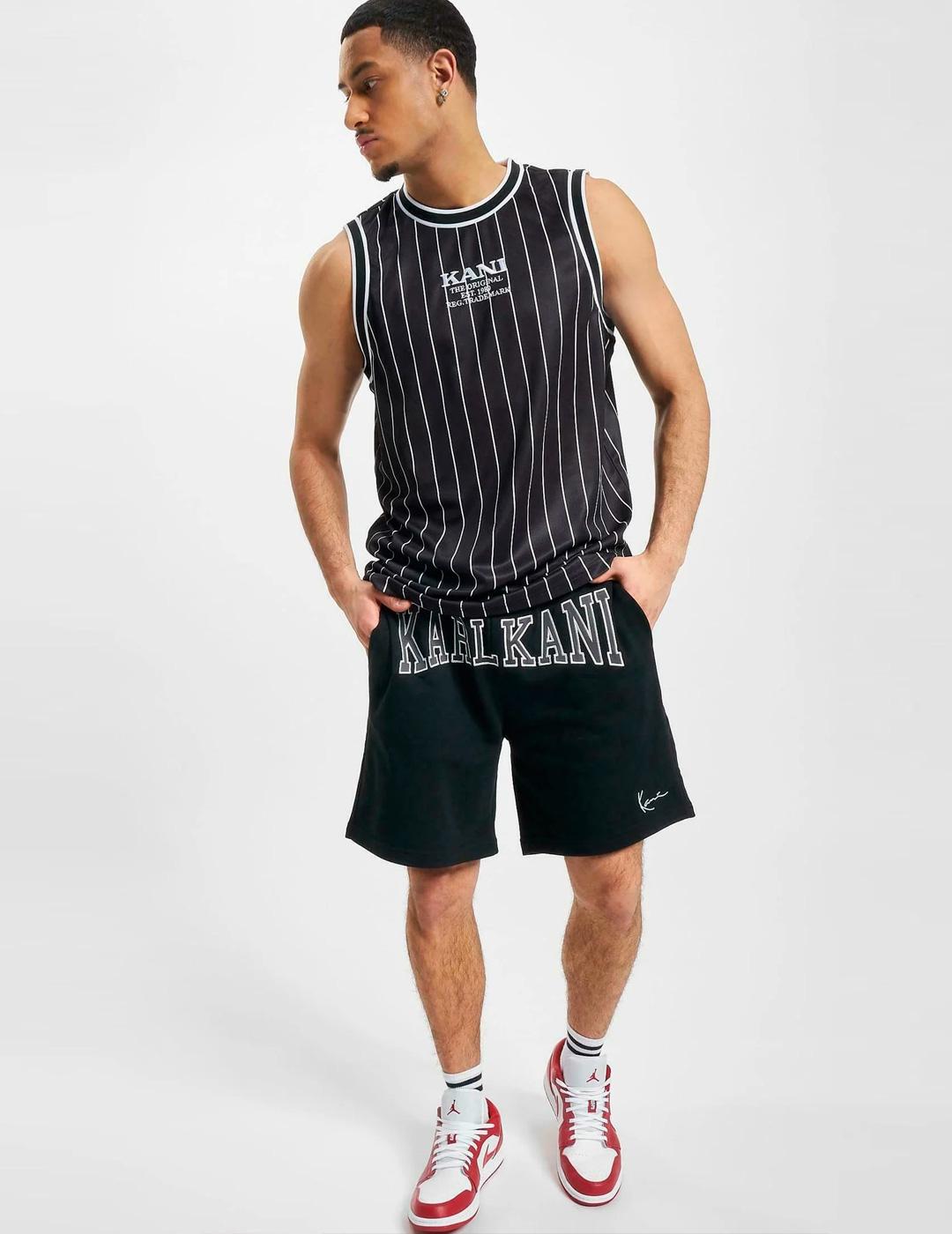 Camiseta Karl Kani 'Basketball Tank' Negro