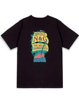 Camiseta Grimey 'Mighty Harmonist Nautica' Negro
