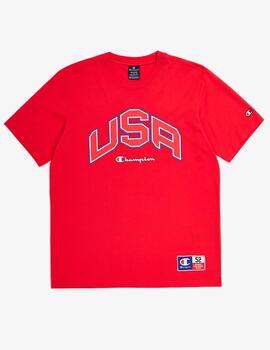 Camiseta Champion 'Retro USA' Rojo