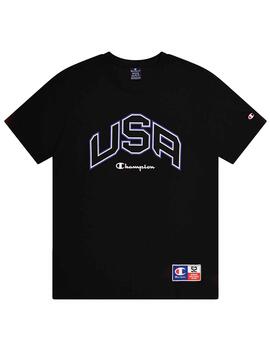 Camiseta Champion 'Retro USA' Negro