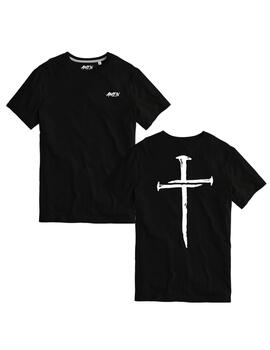 Camiseta A.M.E.N 'Clavos' Negro
