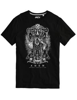 Camiseta A.M.E.N 'Cabra' Negro