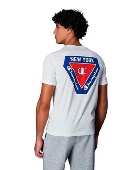 Camiseta Champion 'Lifestyle Basketball' Blanco