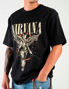 Camiseta Only & Sons 'Nirvana Life' Negro
