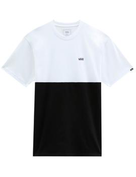 Camiseta Vans Colorblock Negro/Blanco