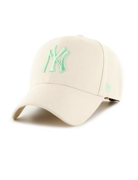 Gorra `47 Brand 'New York Yankees' Beige logo Verde