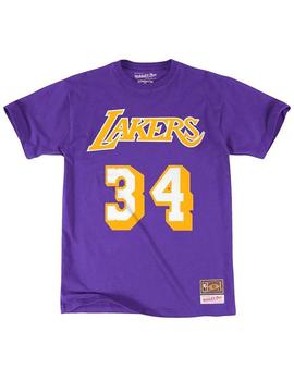 Camiseta Mitchell&Ness 'Lakers Shaquille O'neal' Purpura