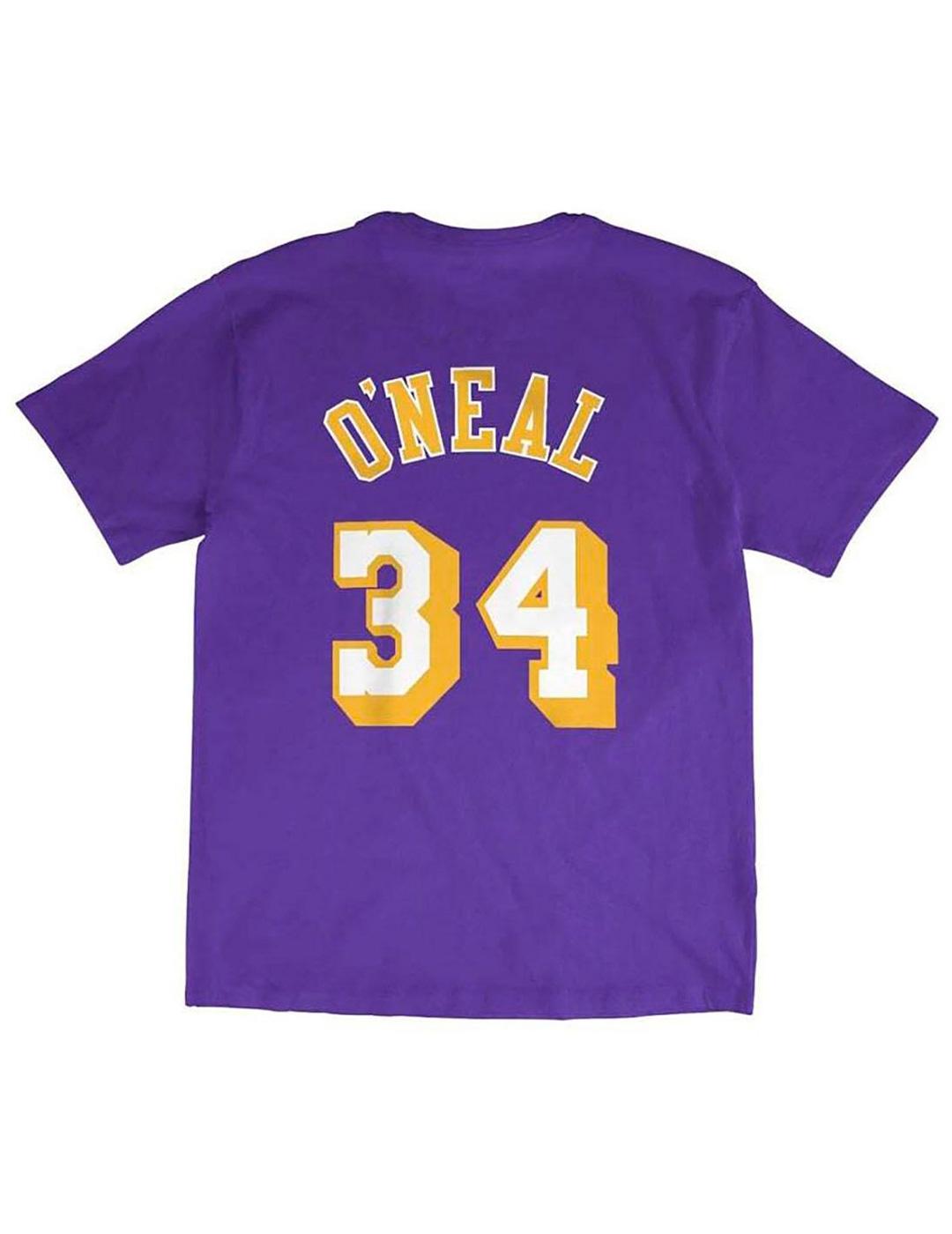 Camiseta Mitchell&Ness 'Lakers Shaquille O'neal' Purpura