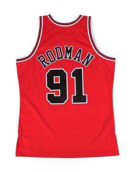 Camiseta Mitchell & Ness 'Dennis Rodman Bulls' Rojo