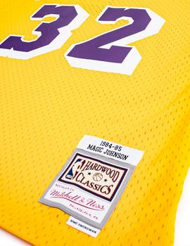 Camiseta Mitchell & Ness 'Magic Johnson Lakers' amarillo