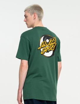 Camiseta Santa Cruz 'Yin Yang Dot' Verde