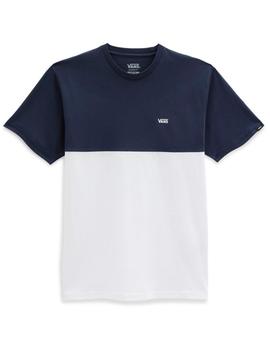Camiseta Vans 'Colorblock' Blanco Marino