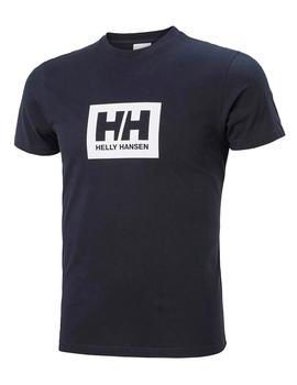 Camiseta Helly Hansen 'HH Box' Marino