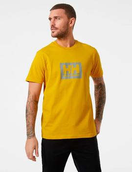 Camiseta Helly Hansen 'HH Box' Amarillo