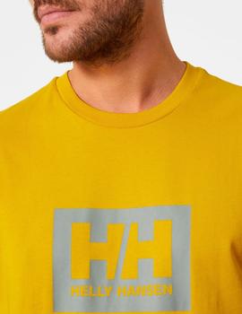 Camiseta Helly Hansen 'HH Box' Amarillo