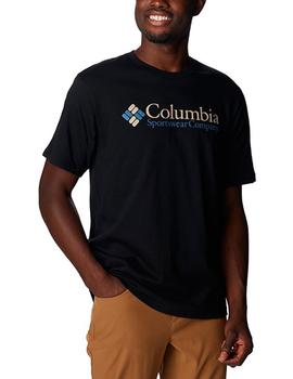 Camiseta Columbia 'Basic Logo' Negro