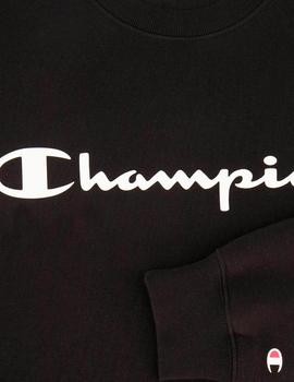 Sudadera Champion Logo Negro