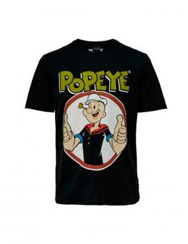 Camiseta Only & Jake 'Popeye' Negro