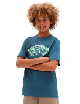 Camiseta Vans 'OtwLogo Fill' Junior Azul