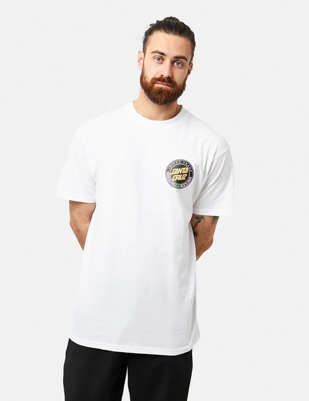 Camiseta Santa Cruz '50th Tte Dot' Blanco