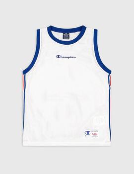 Camiseta Champion Basket Retro Blanco