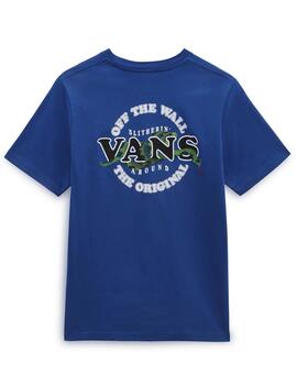 Camiseta Vans 'Snake' Junior Azul