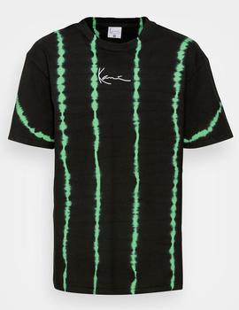 Camiseta Karl Kani 'Small Signature' Tye Dye Negro