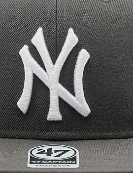 Gorra 47 Brand 'New York Yankees' Pala Plana Gris