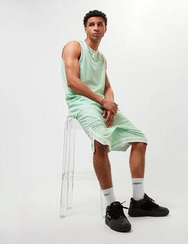 Camiseta Karl Kani 'Basketball Tank' Verde Agua