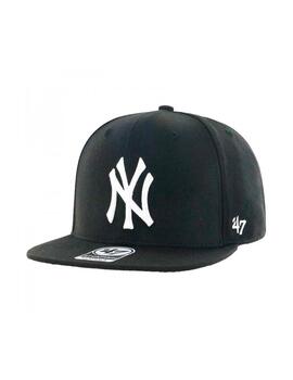 Gorra 47 Brand 'New York Yankees' Visera Plana Negro