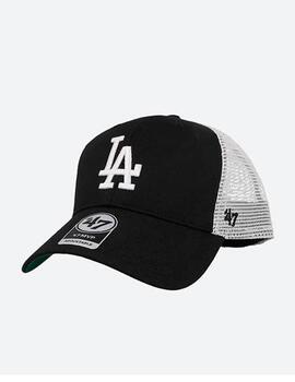 Gorra 47 Brand 'Los Angeles Dodgers' Trucker Negro Blanco