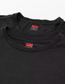 Camisetas Levi´s 'Solid' Pack 2 Unidades Negro