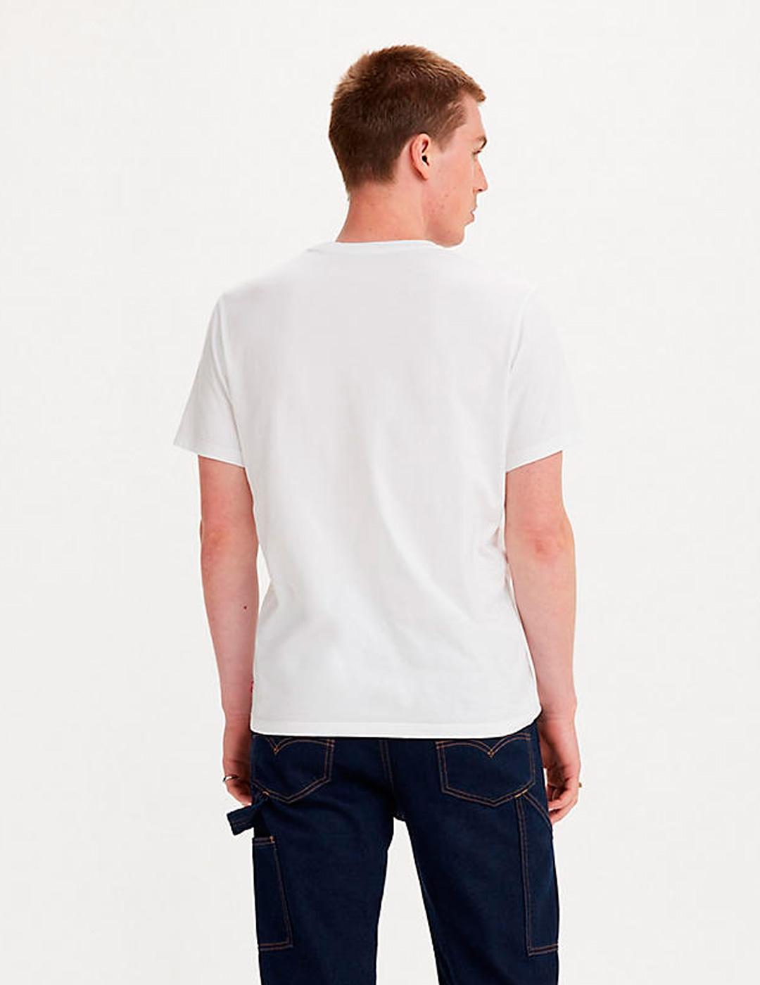 Camiseta Levi´s 'Graphic' Desteñido Blanco