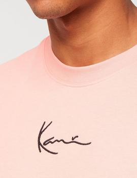 Camisetas Karl Kani 'Small Signature' Rosa