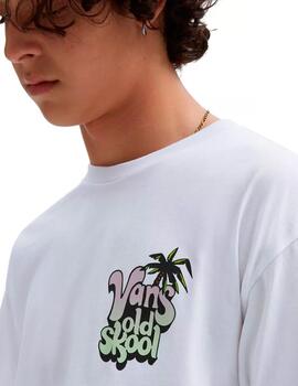 Camiseta Vans 'Paradise Palm' Blanco