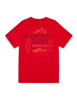 Camiseta Grimey 'Nablus Stones' Rojo Oscuro