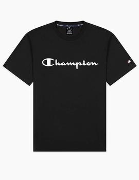 Camiseta Champion 'Big Script' Negro