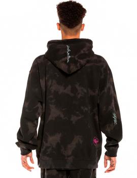 Sudadera Grimey 'Day Dreamer Bleached' Negro