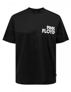 Camiseta Only&Sons 'Pink Floyd' Negro