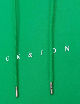 Sudadera Jack&Jones 'Star' Capucha Verde