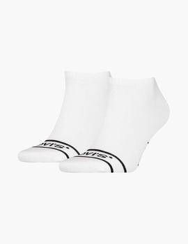 Calcetines Levi´s Tobilleros Pack x 2 Blanco
