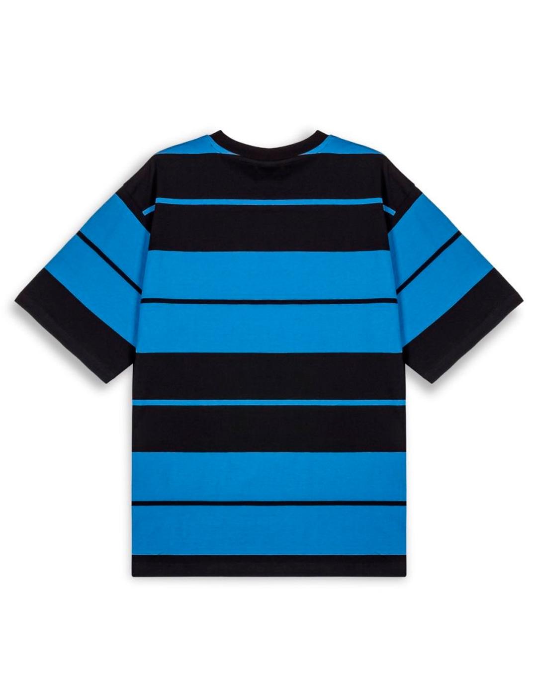 Camiseta Grimey 'Causing Panic' Oversize Unisex Azul