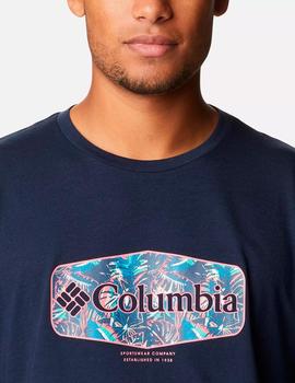 Camiseta Columbia 'Thistletown Hill' Marino