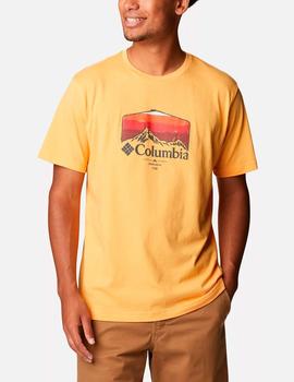 Camiseta Columbia 'Thistletown Hills' Amarillo