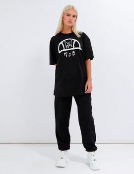 Camiseta Ellesse Unisex 'Pivio' Oversize Negro