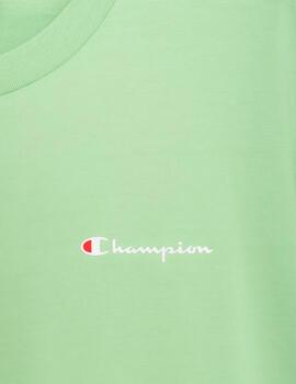 Camiseta Champion 'Legacy' Verde Agua