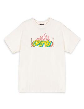 Camiseta Grimey 'Jurassic Proud' Blanco