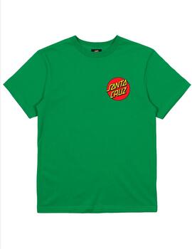 Camiseta Santa Cruz 'Classic Dot Chest' Verde