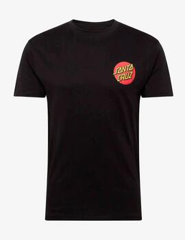 Camiseta Santa Cruz 'Classic Dot Chest' Negro